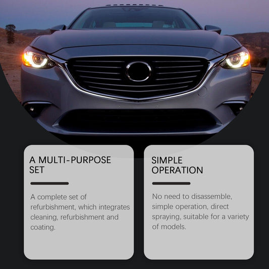 Car Headlight Restoration Polish Liquid